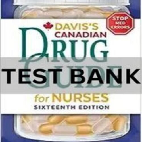 davis drug guide for nurse 16th edition test bank​