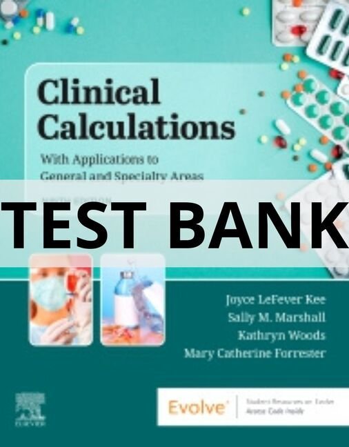 clinical calculation test bank
