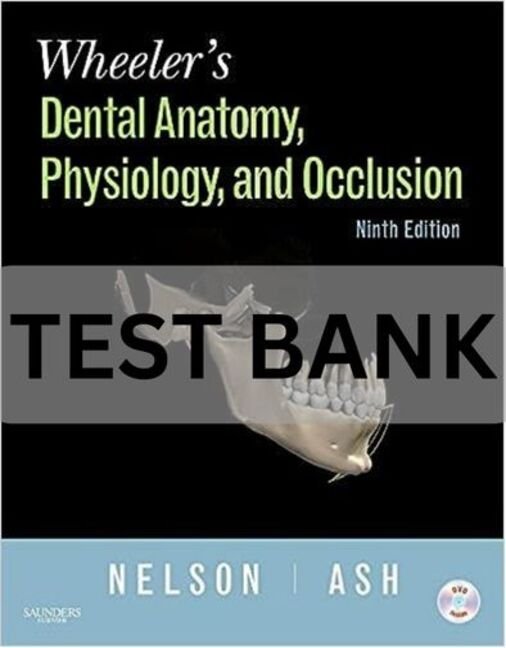 wheeler's dental anatomy physiology and occlusion test bank​