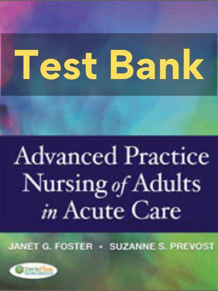 advanced practice nursing test bank​