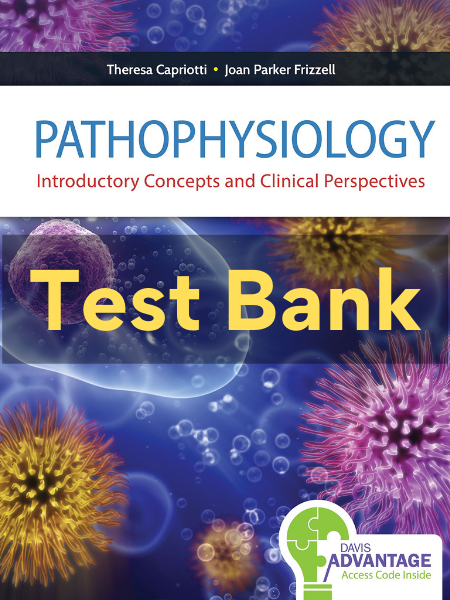 pathophysiology introductory concepts and clinical perspectives test bank