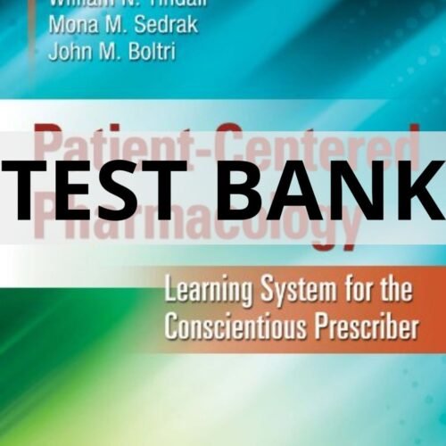 patient centered pharmacology test bank​