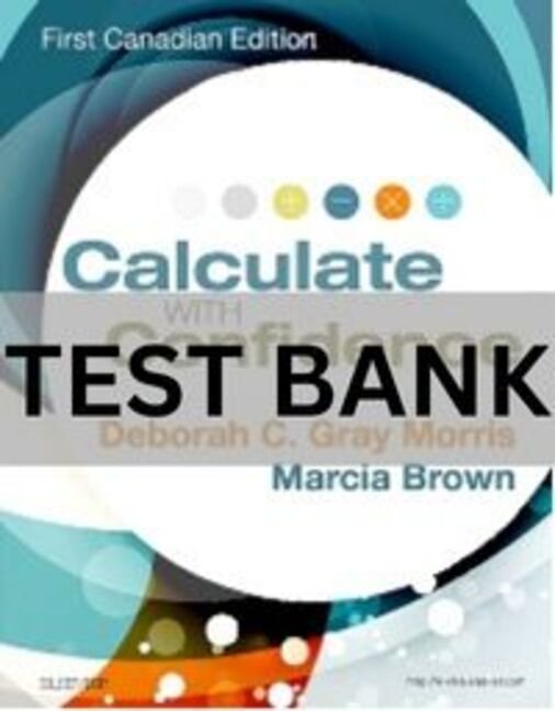 calculate with confidence test bank​