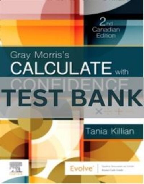 calculate with confidence test bank