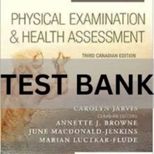 jarvis physical examination and health assessment test bank​