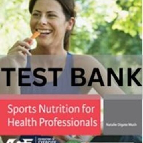 sports nutrition test bank​