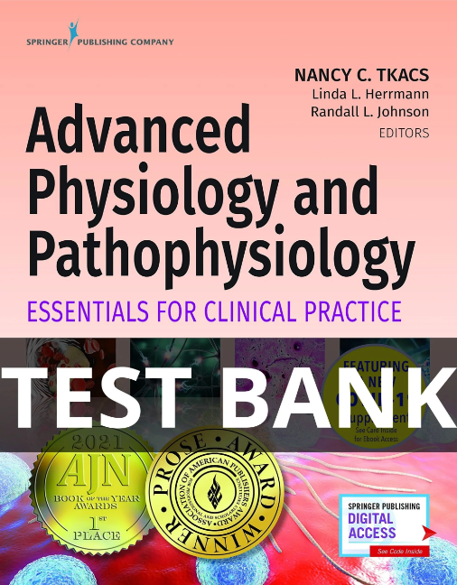 advanced physiology and pathophysiology test bank