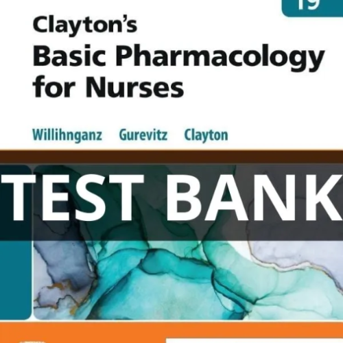 basic pharmacology for nurses test bank