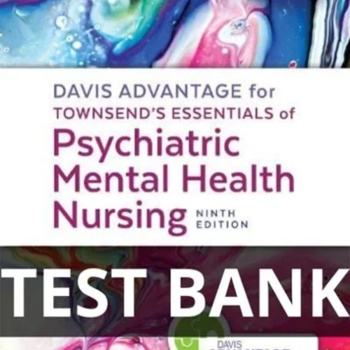 essentials of psychiatric mental health nursing townsend test bank