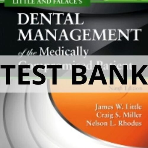 dental management of the medically compromised patient test bank