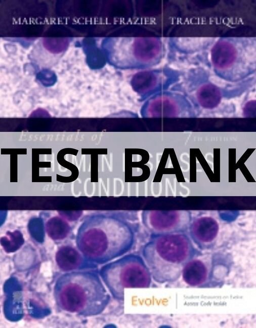 essentials of human diseases and conditions test bank