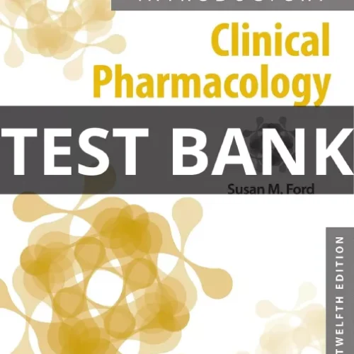 Test Bank for Introductory Clinical Pharmacology