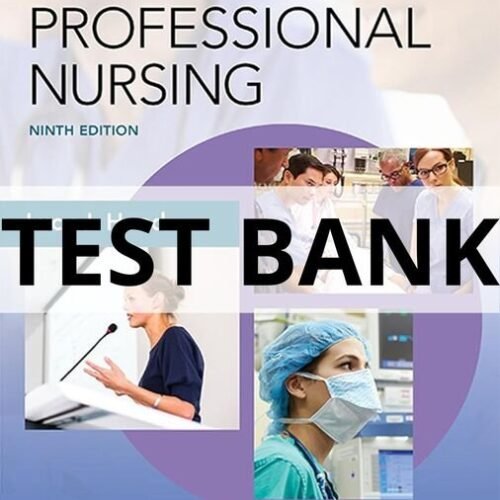 professional nursing test bank​