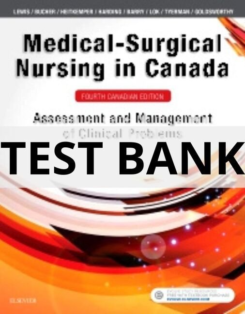 medical surgical nursing in canada test bank