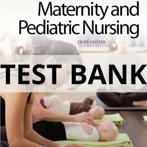 ricci maternity and pediatric nursing test bank​