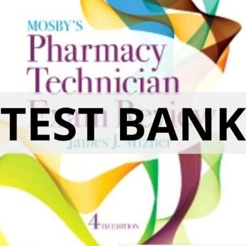 pharmacy technician test bank