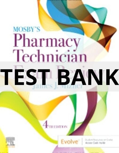 pharmacy technician test bank