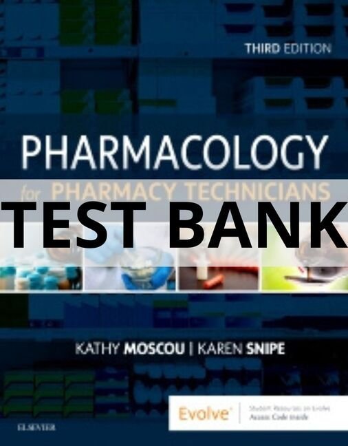 pharmacology test bank for pharmacy​