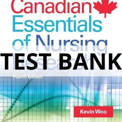 polit & beck canadian essentials of nursing research test bank​
