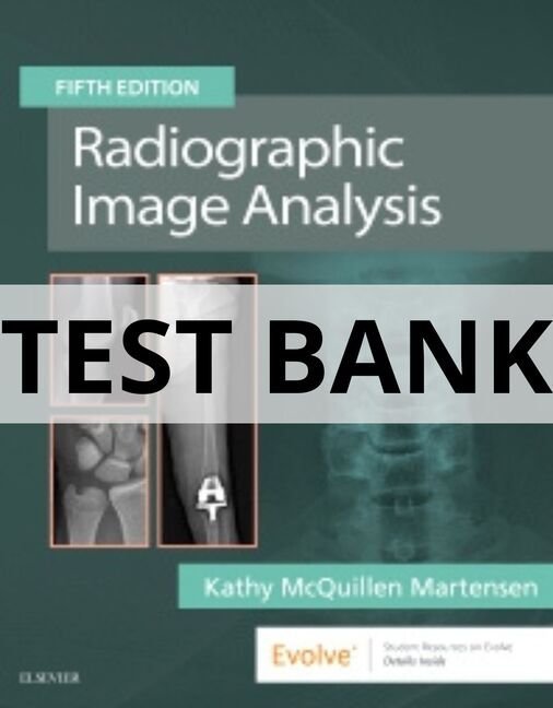 radiographic image analysis test bank​