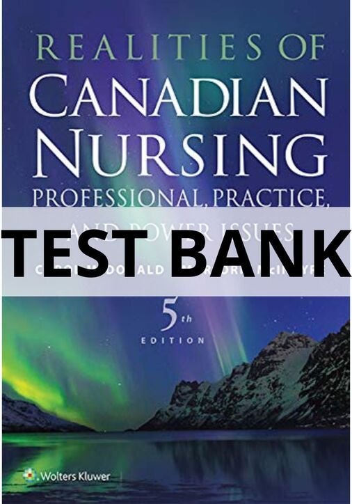 realities of canadian nursing test bank