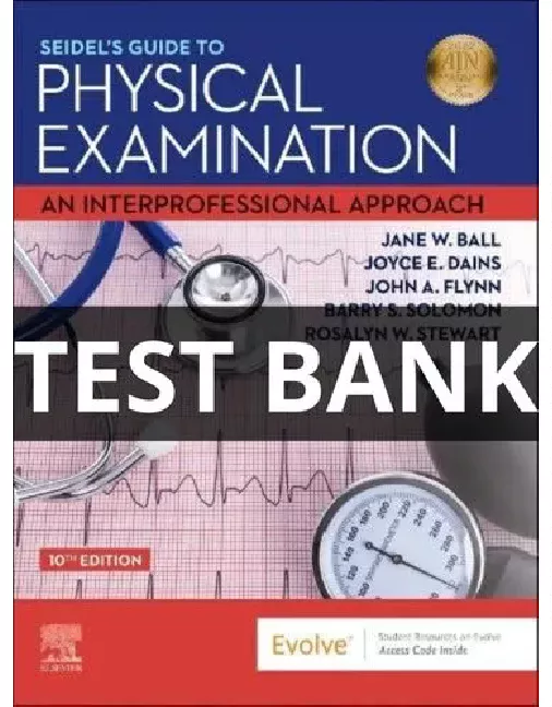 seidel's guide to physical examination test bank