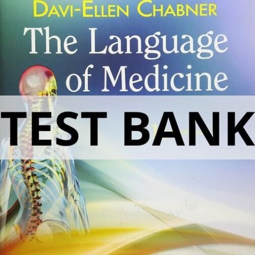 the language of medicine test bank