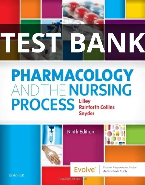 test bank pharmacology and the nursing process