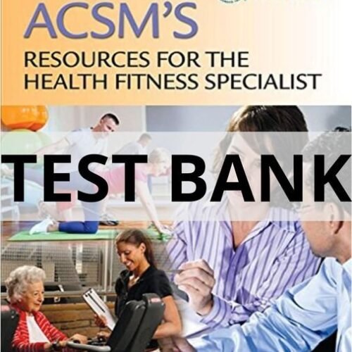 acsm's resources for the health fitness specialist​