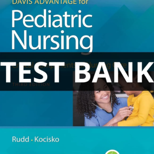 davis advantage for pediatric nursing test bank