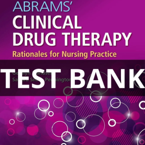 clinical drug therapy rationales for nursing practice